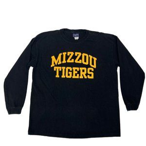 Missouri Tigers Sweatshirt‎ Mens XL Black Jansport Fleece NCAA Mizzou Stitched